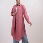 شميز طويل كتان (كشمير)